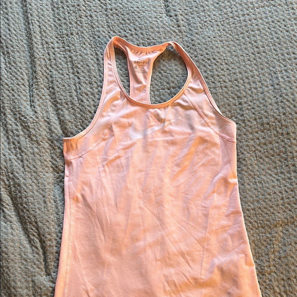 Nike Peach Racerback Tank Top